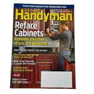 The Family Handyman Magazine October 2013 u Tips Tricks Techniques Reface Cabine